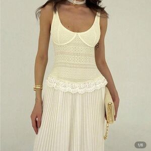 Elegant Cream SHEIN Dress size M